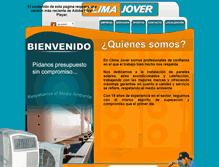 Tablet Screenshot of climajover.com